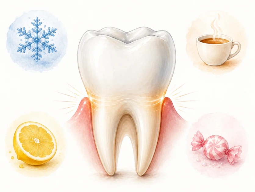 Hyperesthesia or increased sensitivity of teeth
