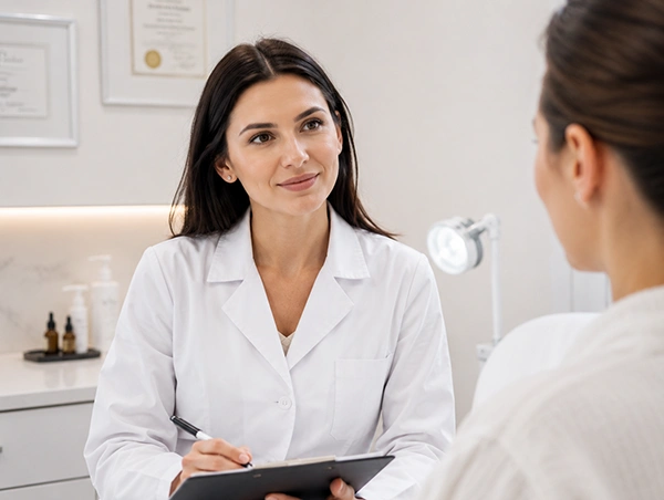 A doctor with a medical degree